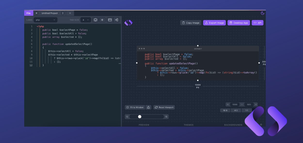 Code Screenshot by Showcode