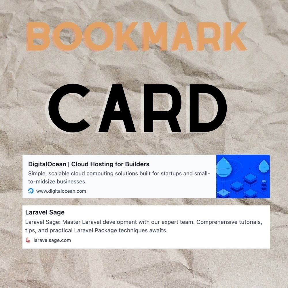 Bookmark Card in Laravel Livewire